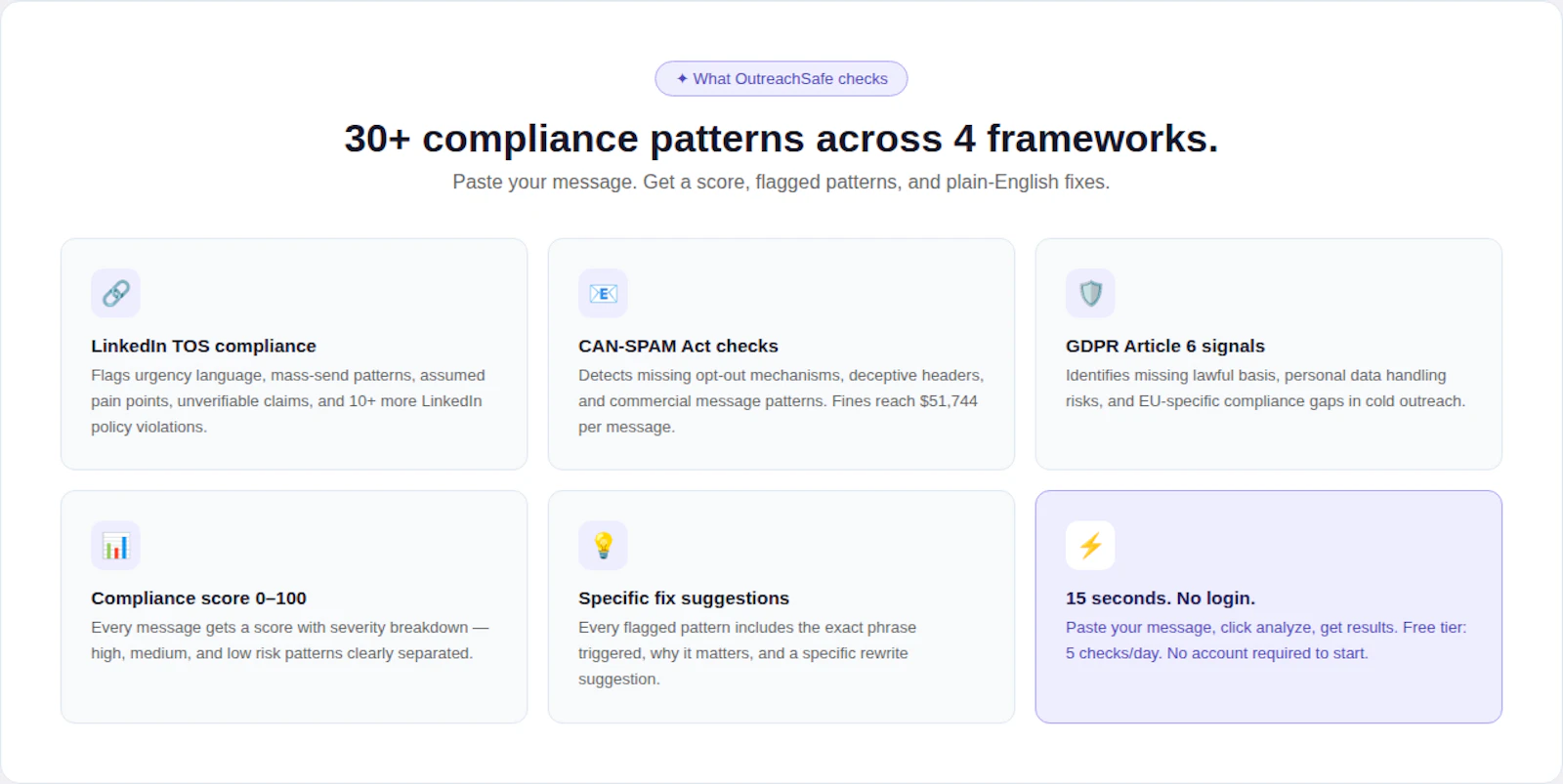 OutreachSafe screenshot 4