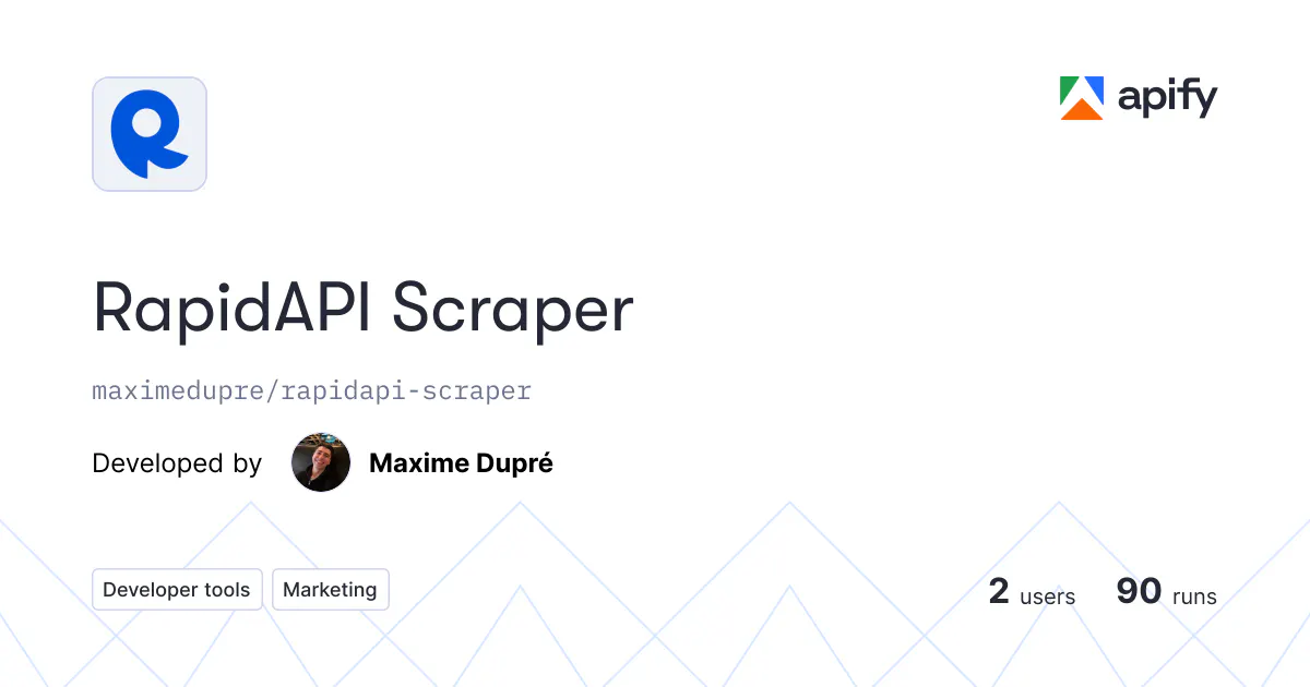 RapidAPI Scraper gallery image