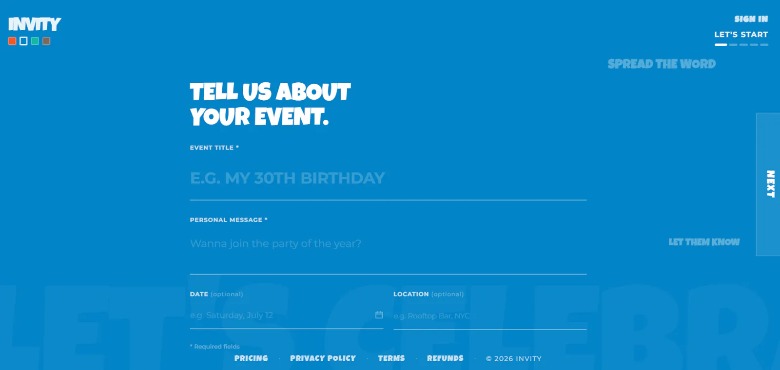 Invity screenshot 2