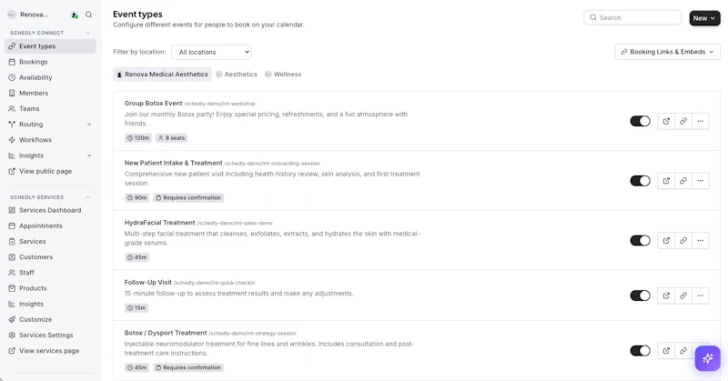 Schedly screenshot 1