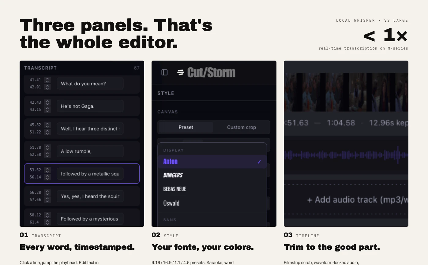 Cut/Storm screenshot 4