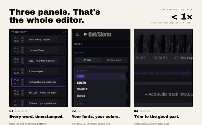 Cut/Storm screenshot 5