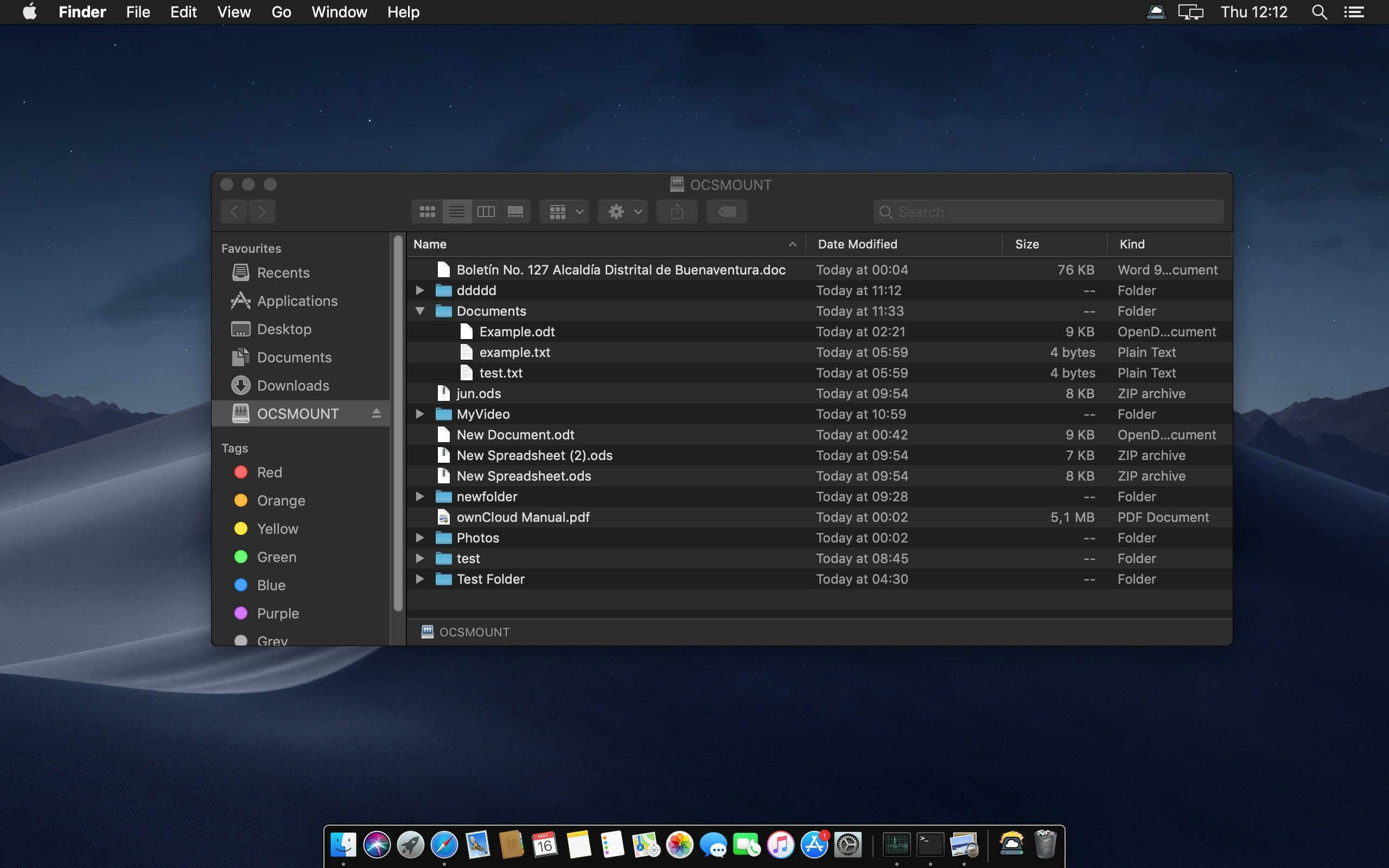 ocsmount WebDAV mounter for macOS gallery image