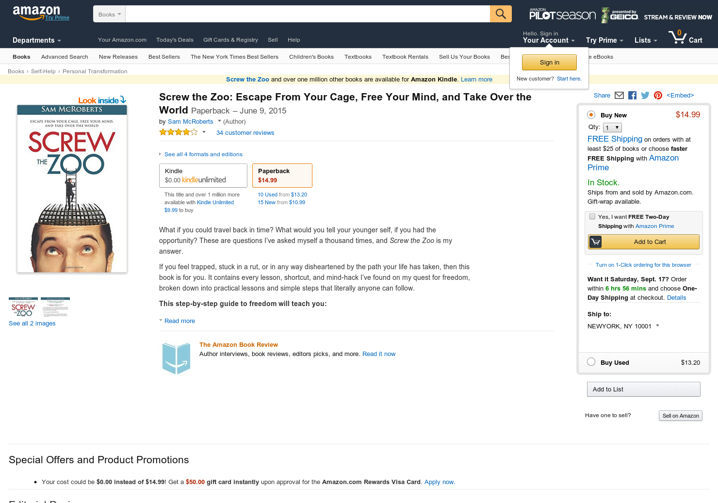 Screw the Zoo (Book)