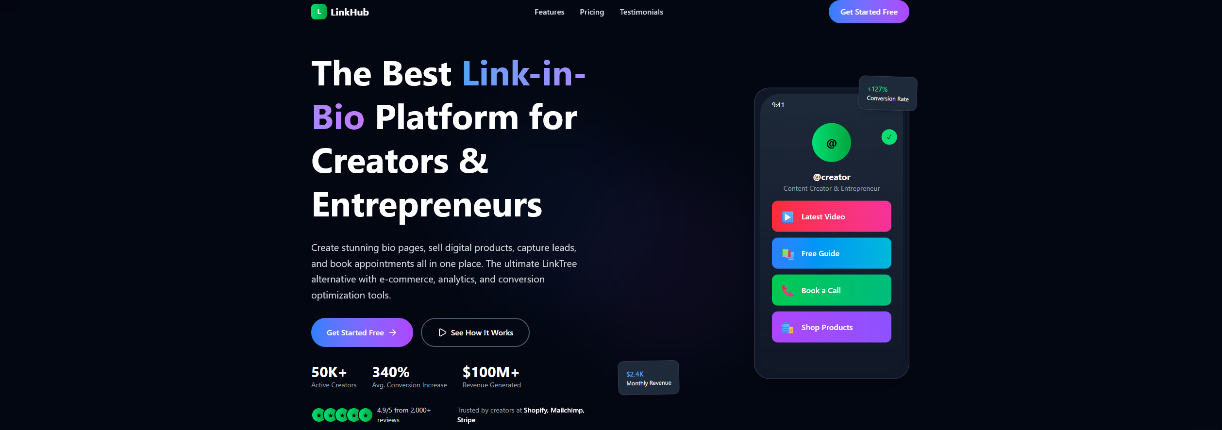 Média LinkHub - Ultimate Link-in-Bio Platform - Create bio pages, sell products,book appointments all in one 1