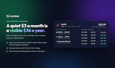 SubDesk gallery image