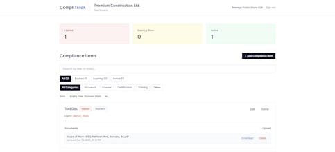 CompliTrack gallery image