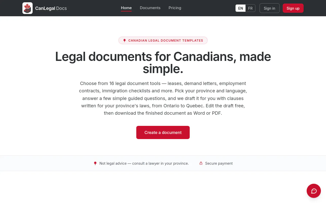 CanLegal Docs gallery image