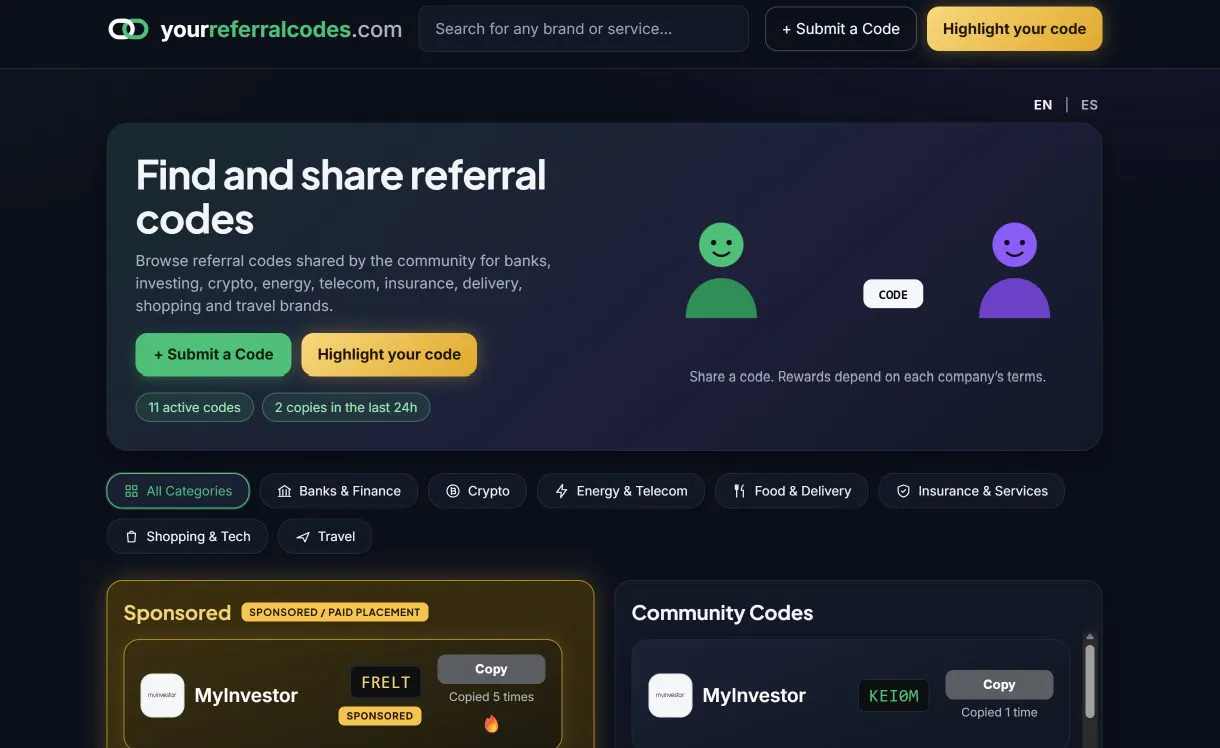 yourreferralcodes.com gallery image