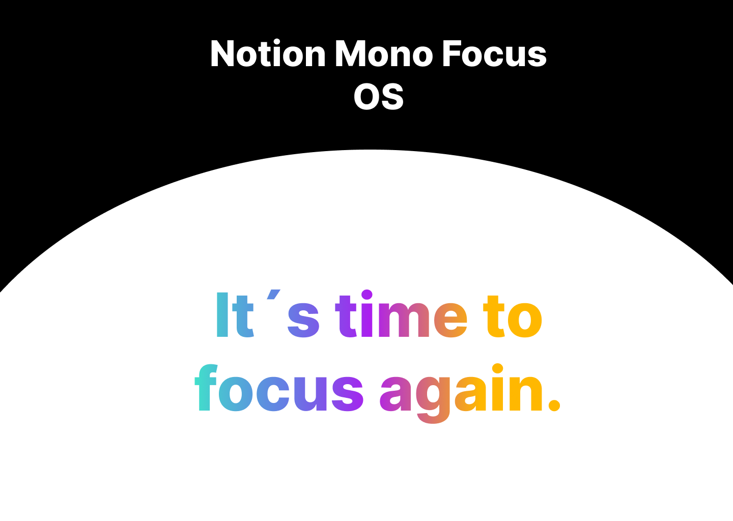Begriff mono Focus OS Medien 8