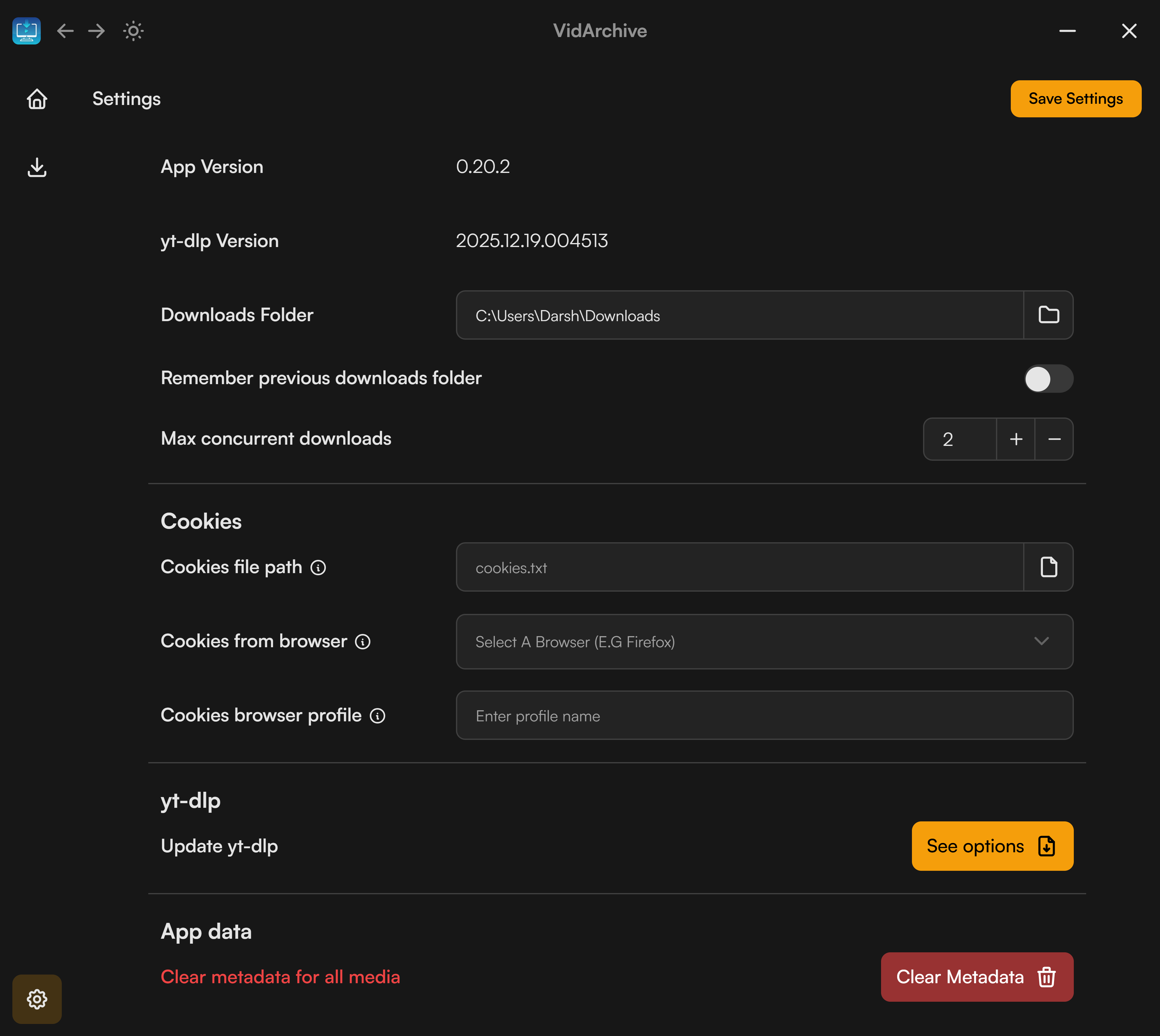 VidArchive - Screenshot 4 showing product features and functionality