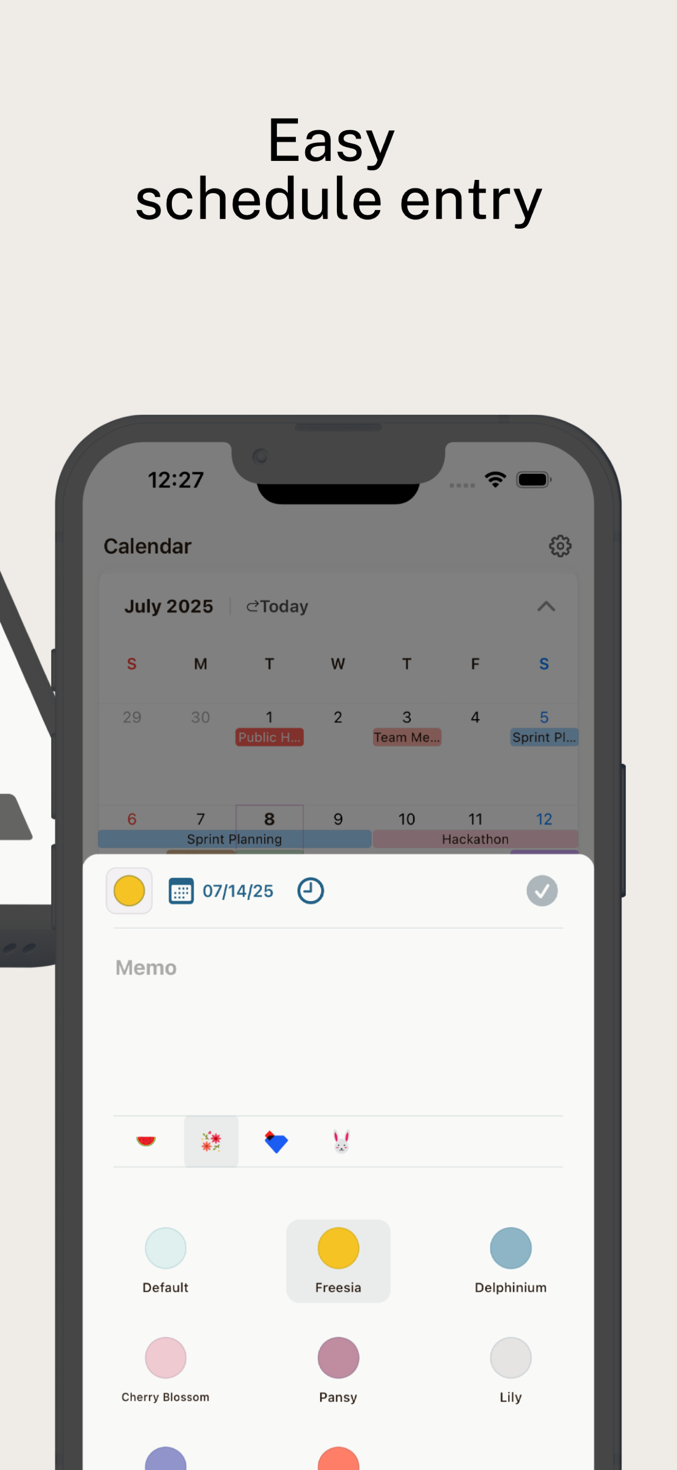 Media Plander: Perancang & Kalendar - Perancang yang minimum · Sokongan widget 3