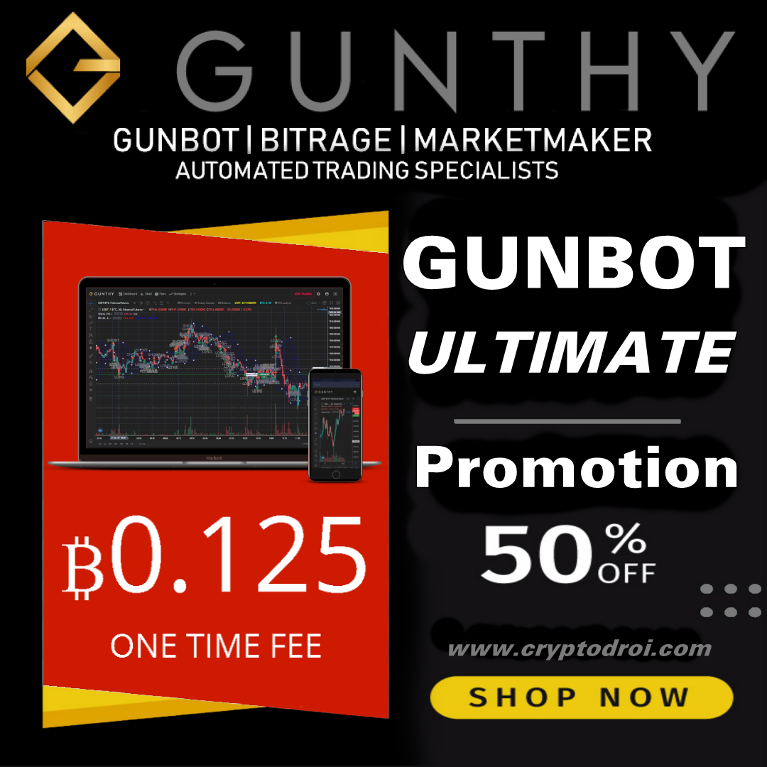 Gunbot Ultimate Promotion Crypto Trading