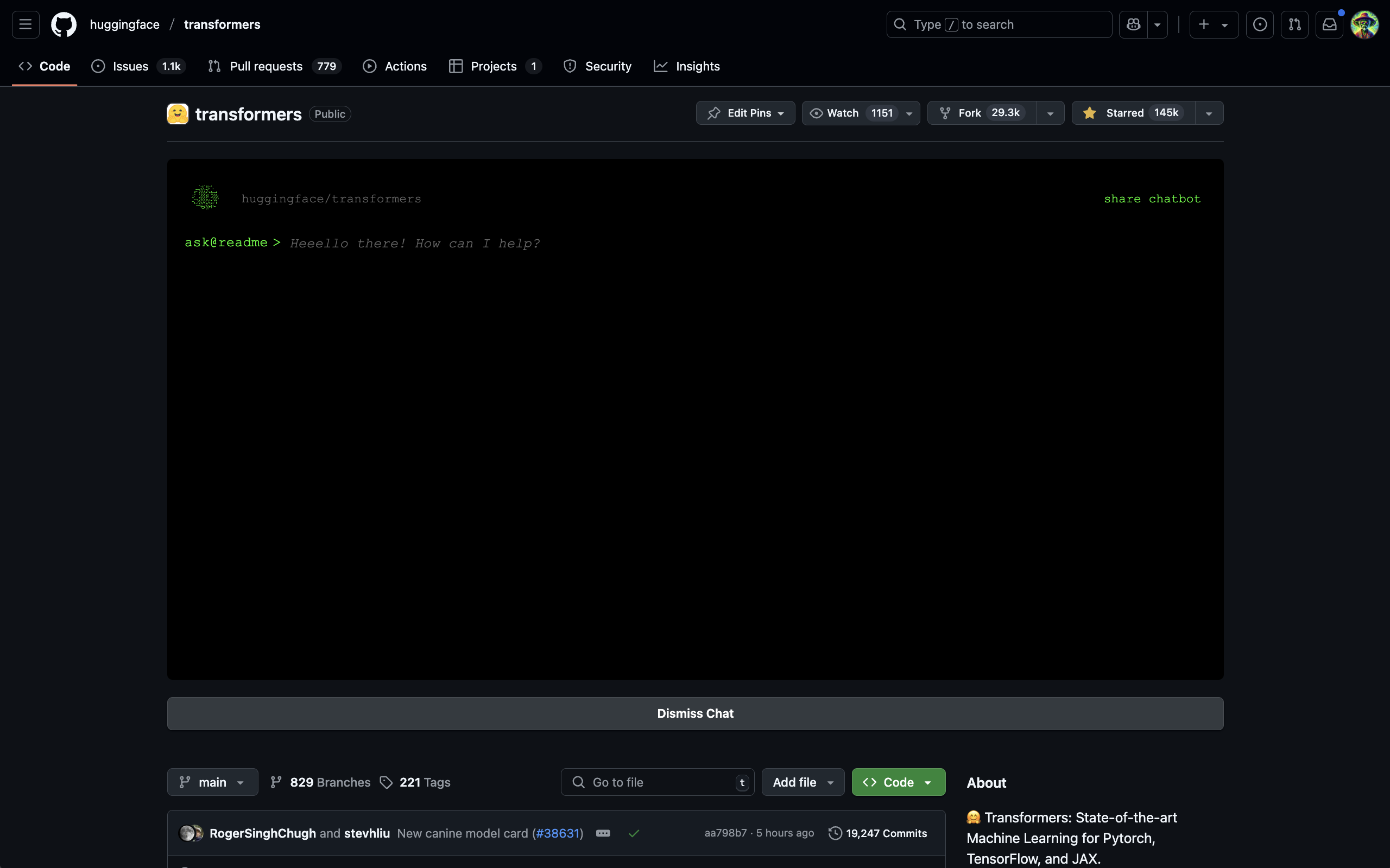 GitHub Chat gallery image