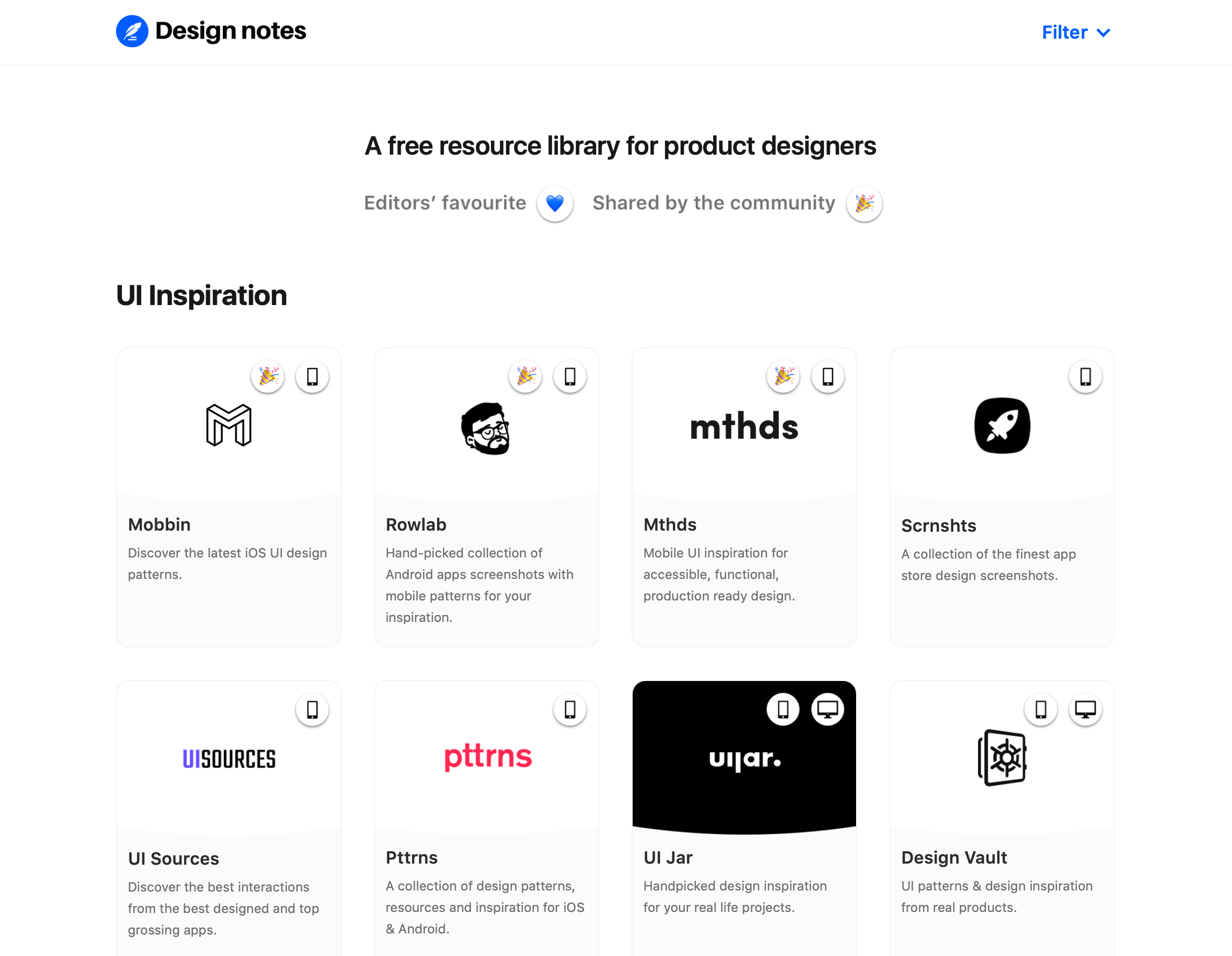 Design notes gallery image
