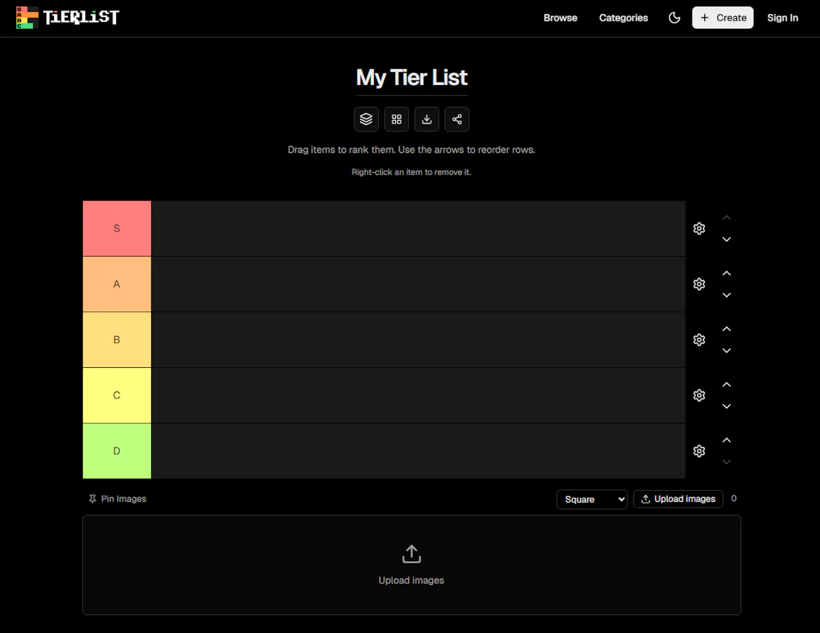 Tier List Maker screenshot 2