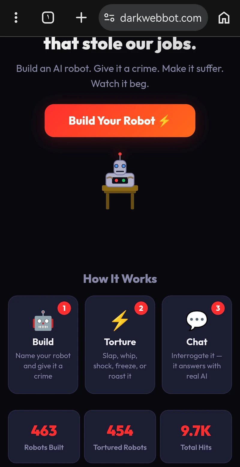 darkwebbot screenshot 2