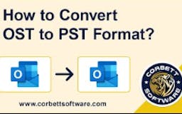 Corbett OST to PST Converter Software media 2