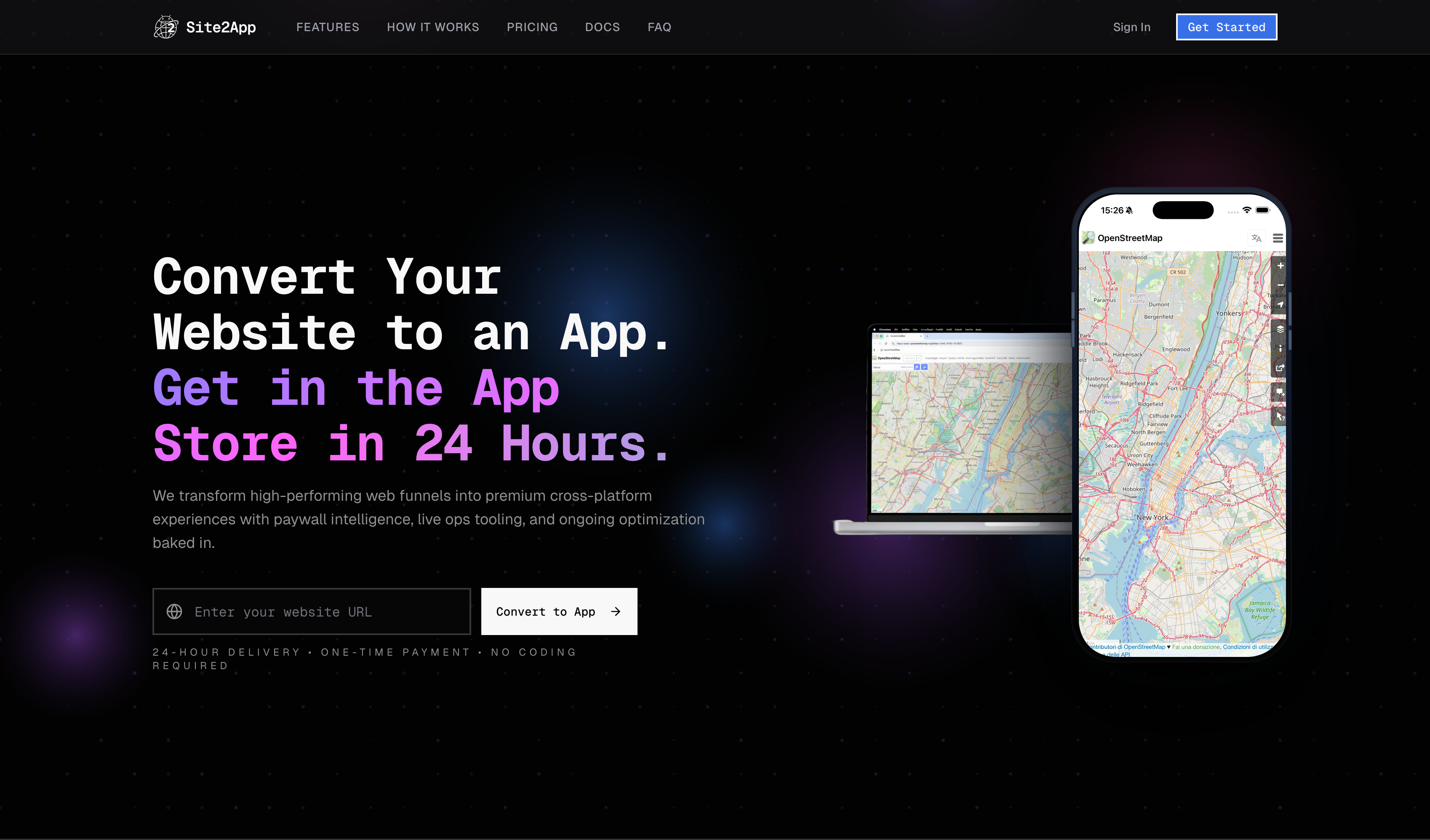 Site2App gallery image
