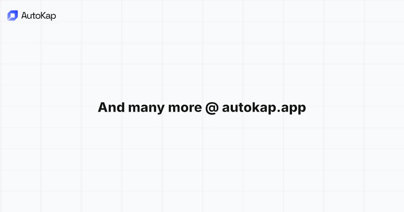 AutoKap — Automated Screenshots for SaaS screenshot 7