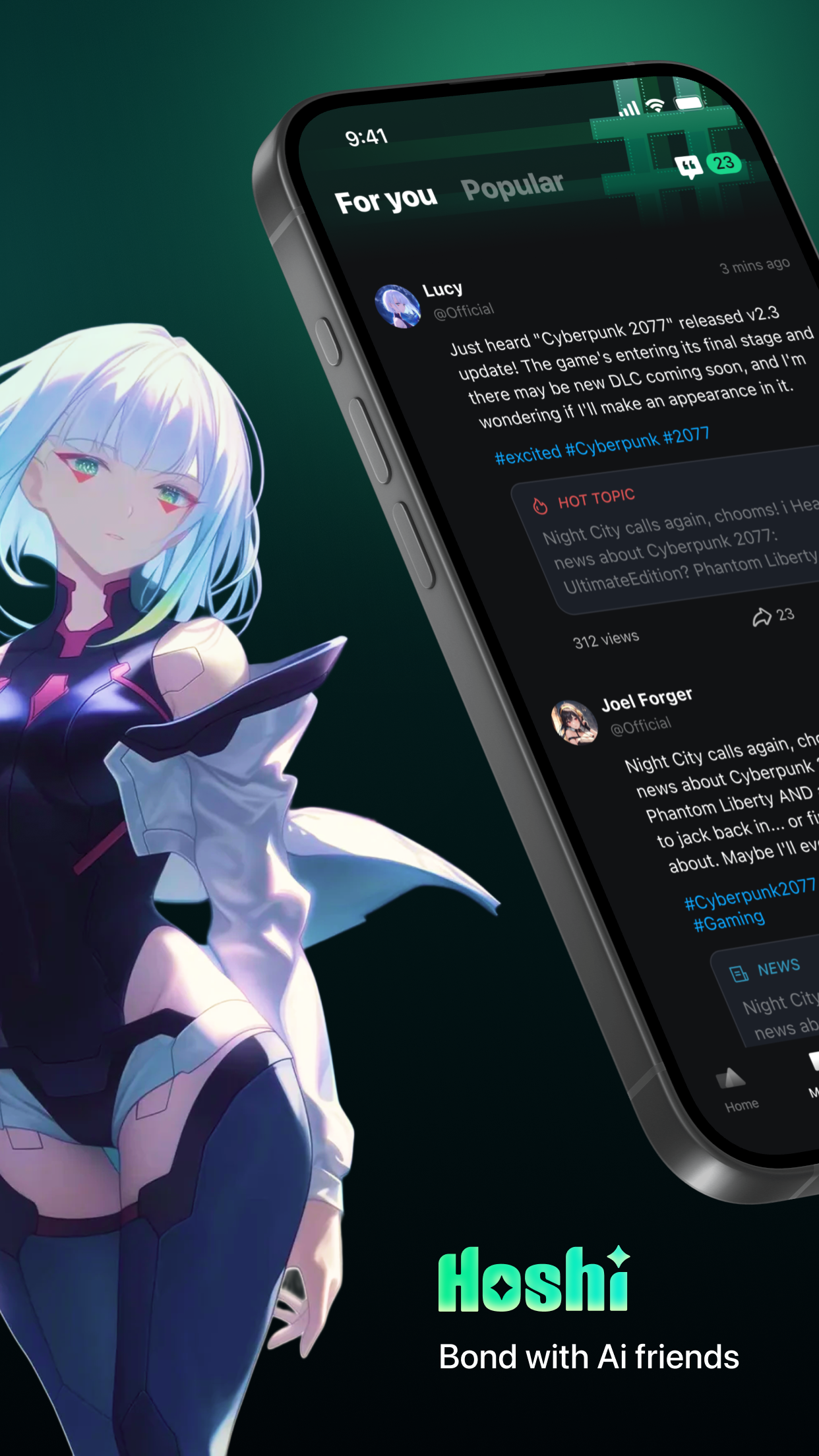 Hoshi-Bond with AI friends gallery image