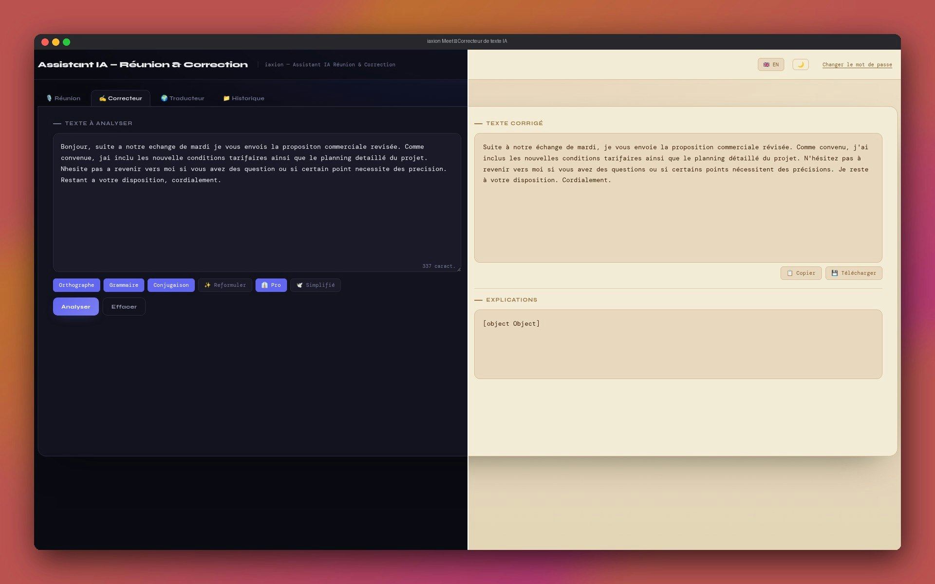Meet — iaxion · IA Assitant for meeting gallery image
