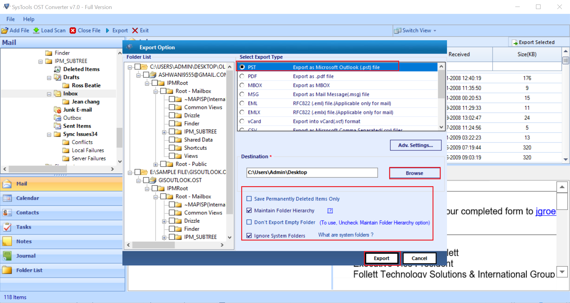 Média Systools OST Converter Software - Convertir le fichier OST Outlook dans 15 formats de fichiers différents 4