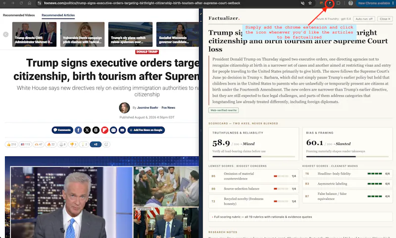 Factualizer screenshot 4