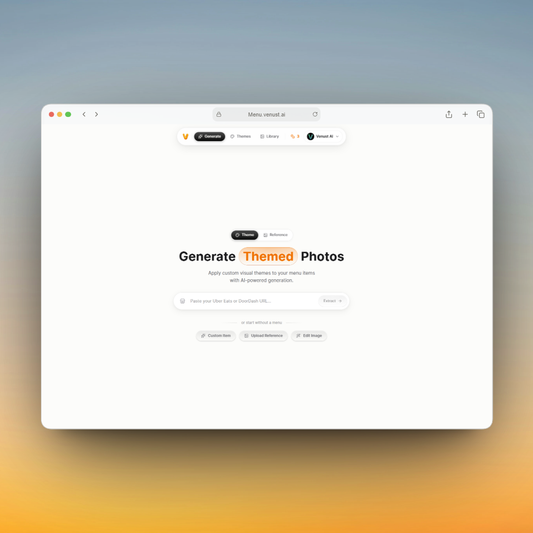 menu.venust.ai gallery image