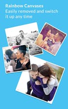 rainbow canvas printing gallery image