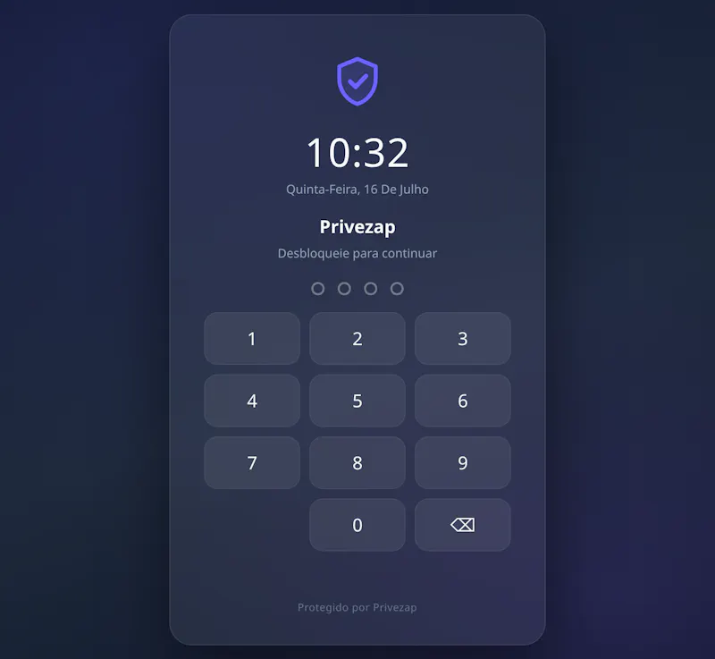 Privezap — Privacy for WhatsApp Web screenshot 2