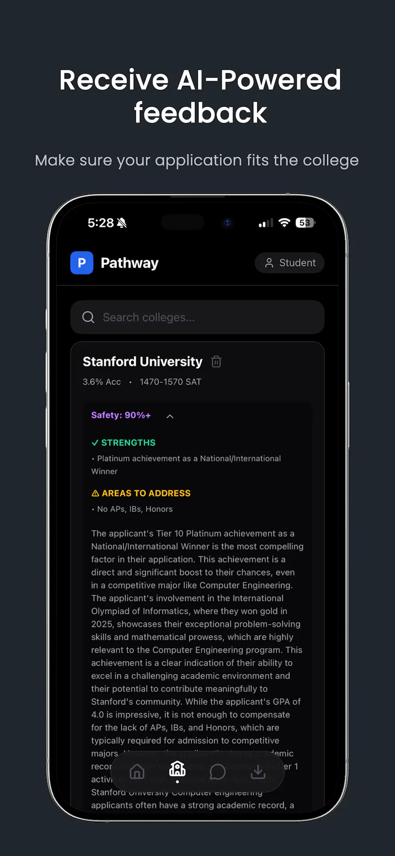 Pathway: College Admissions screenshot 4
