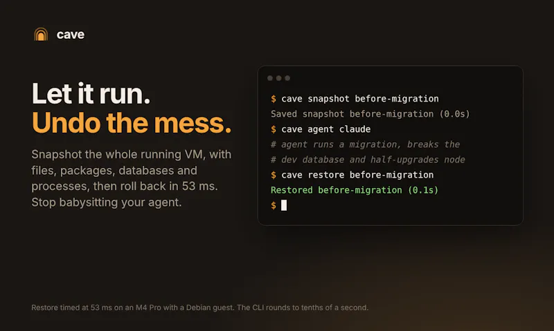 cave-vm screenshot 2