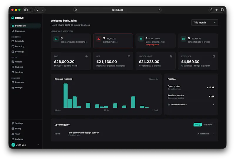 operivo screenshot 2