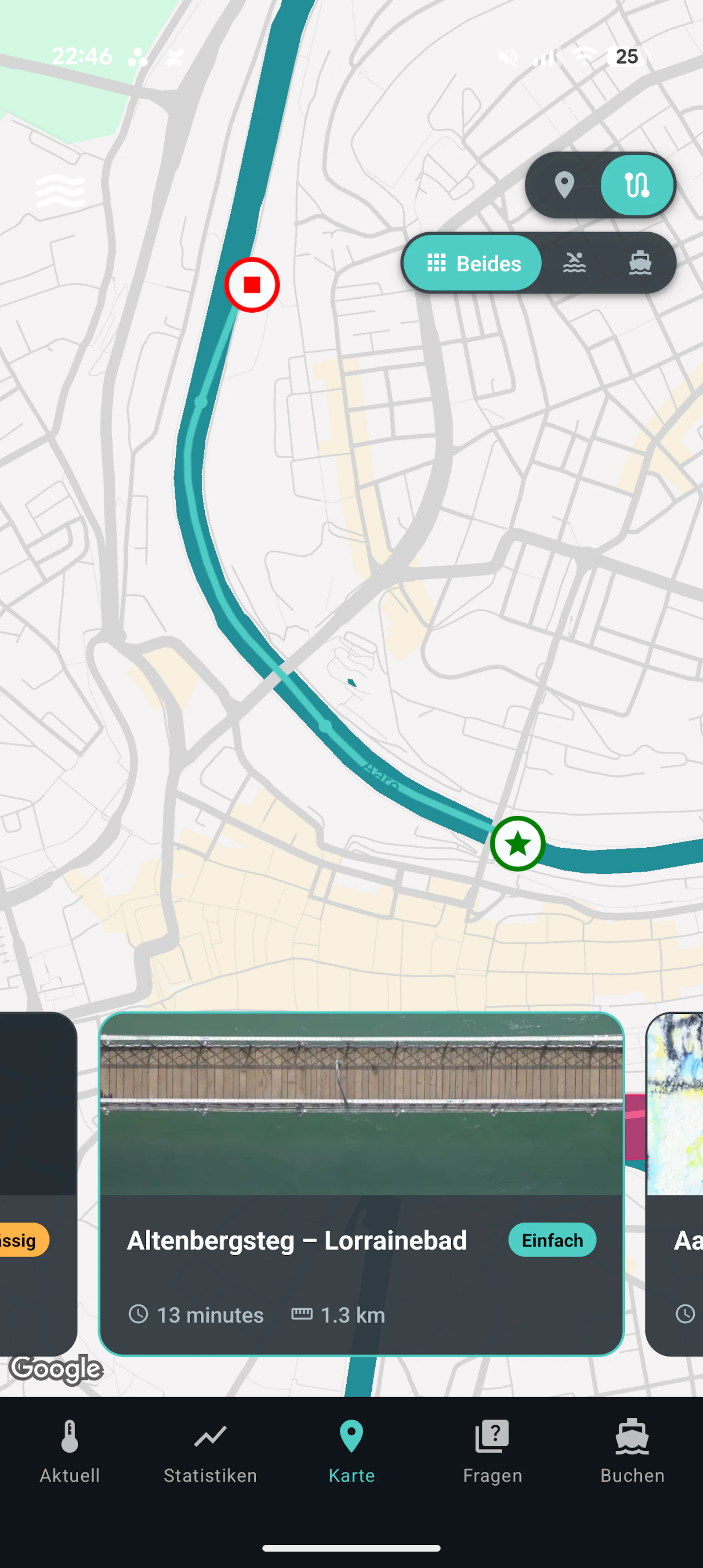 aaremarzili - Aare Temperature in Bern screenshot 4