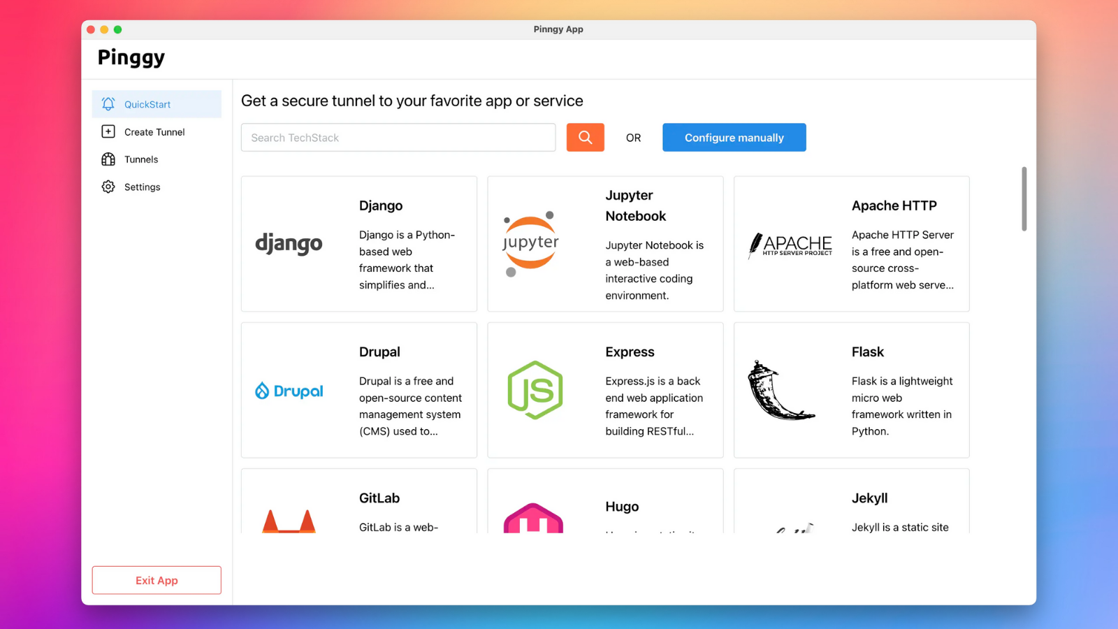 Aplicación de pinggy - ¡La forma más fácil de compartir sus sitios web y aplicaciones de Localhost! media 1