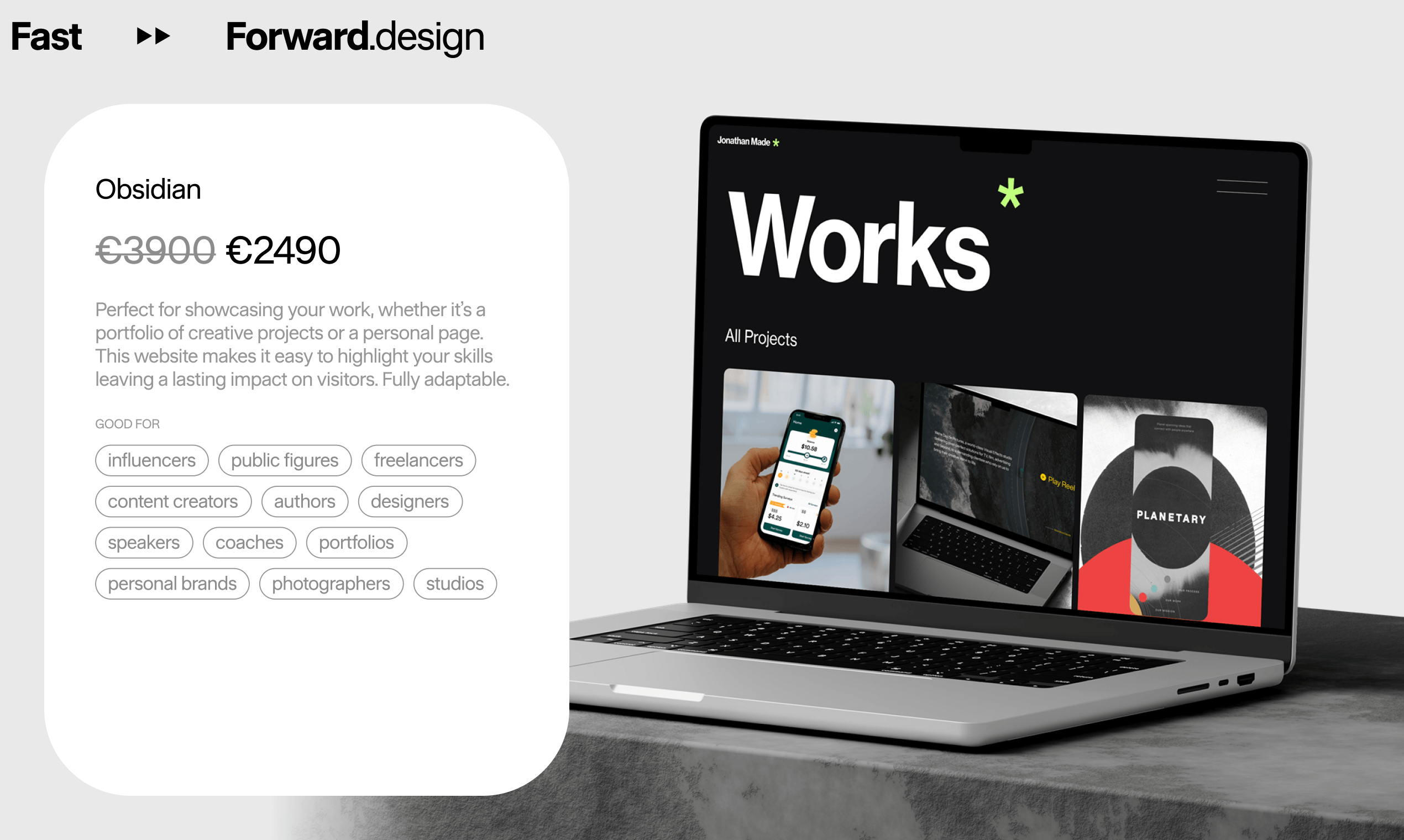 FastForward.design - Премиум веб -сайт в дни, без посторонней цены. медиа 8