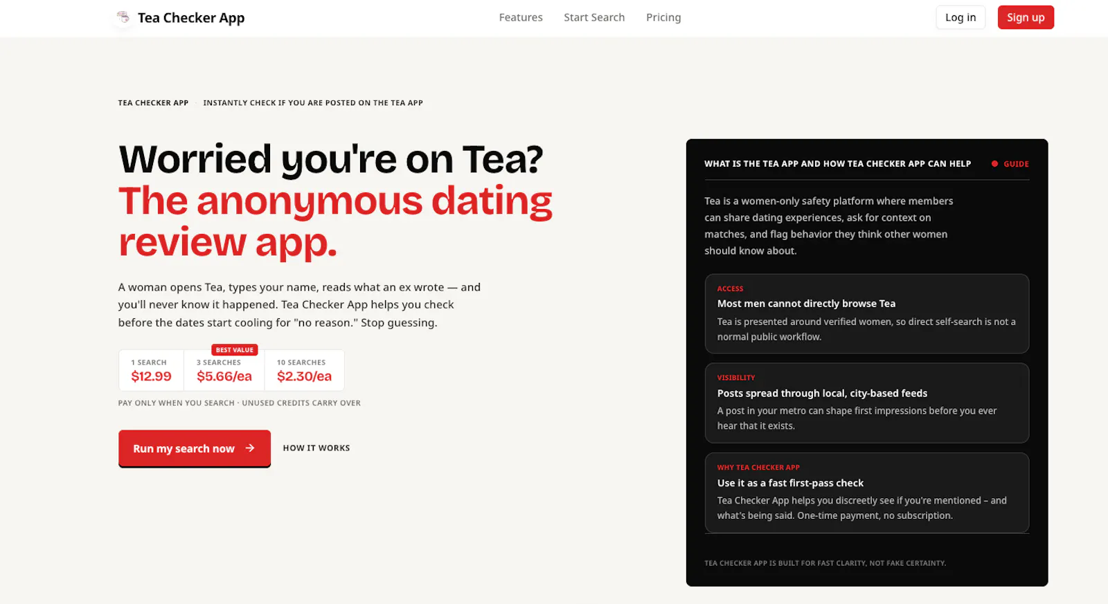 Tea Checker App screenshot 1