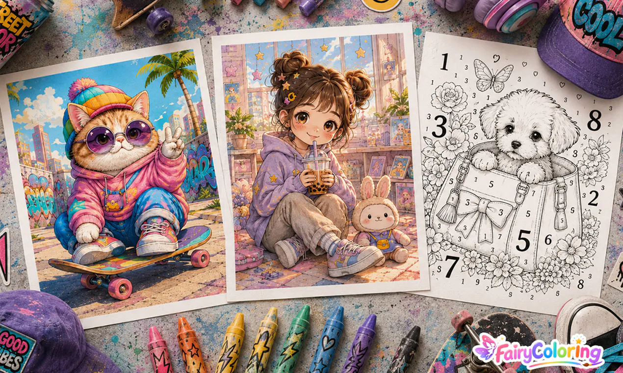 Fairy Coloring gallery image