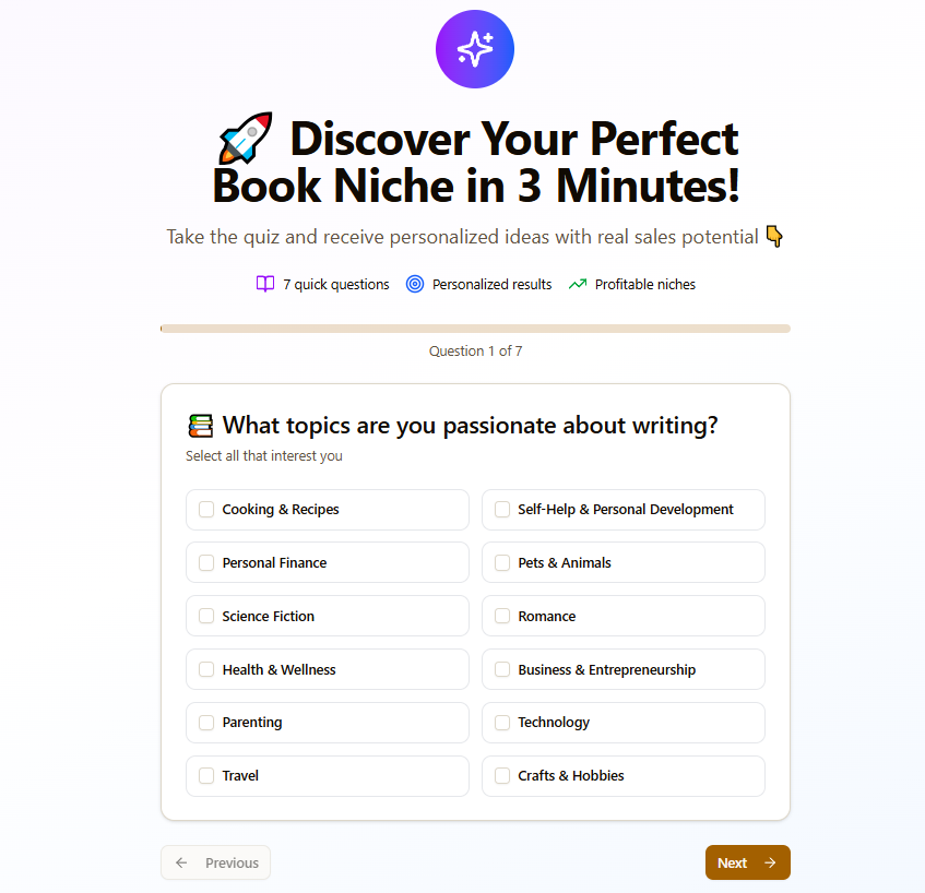 Niche Finder gallery image