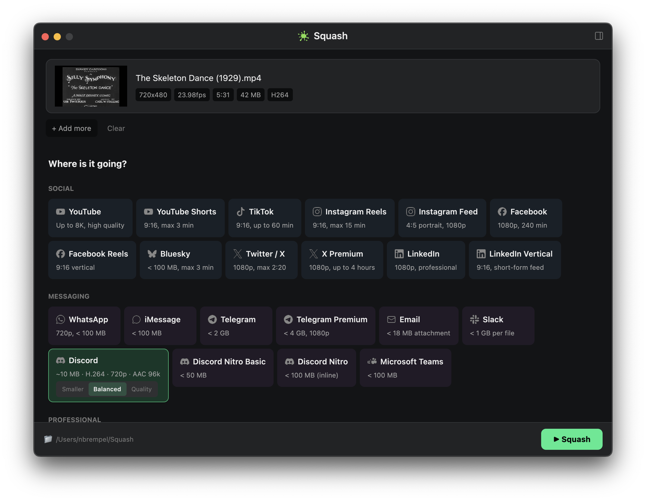Squash Video gallery image
