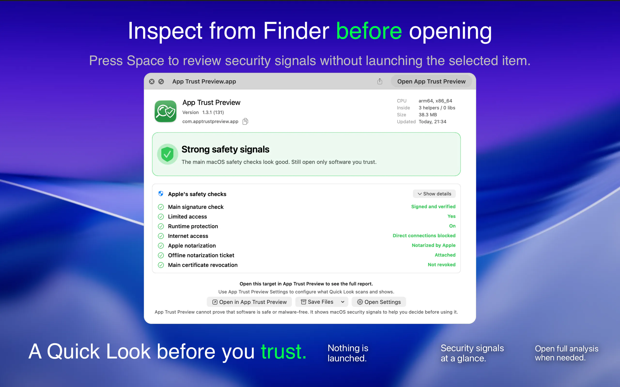 App Trust Preview gallery image