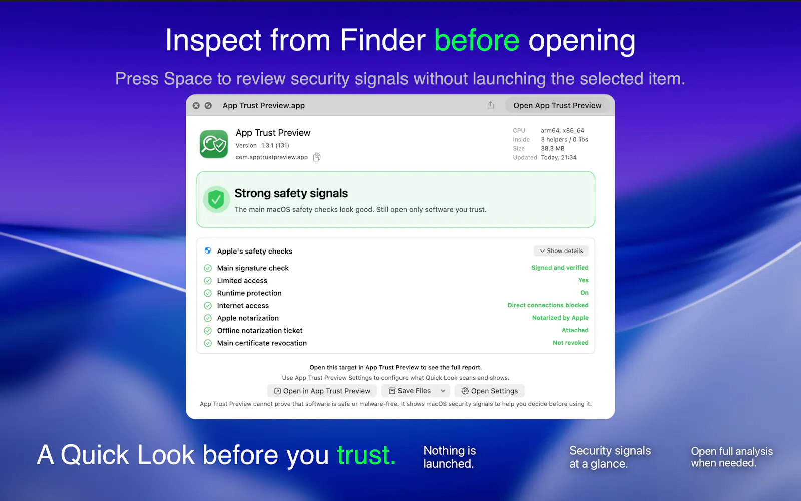 App Trust Preview screenshot 2
