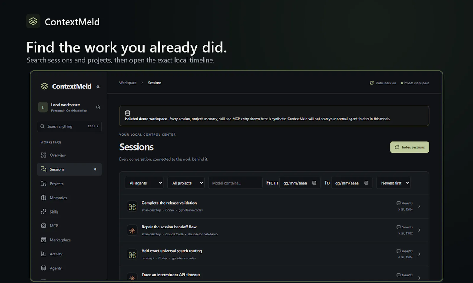 ContextMeld screenshot 2