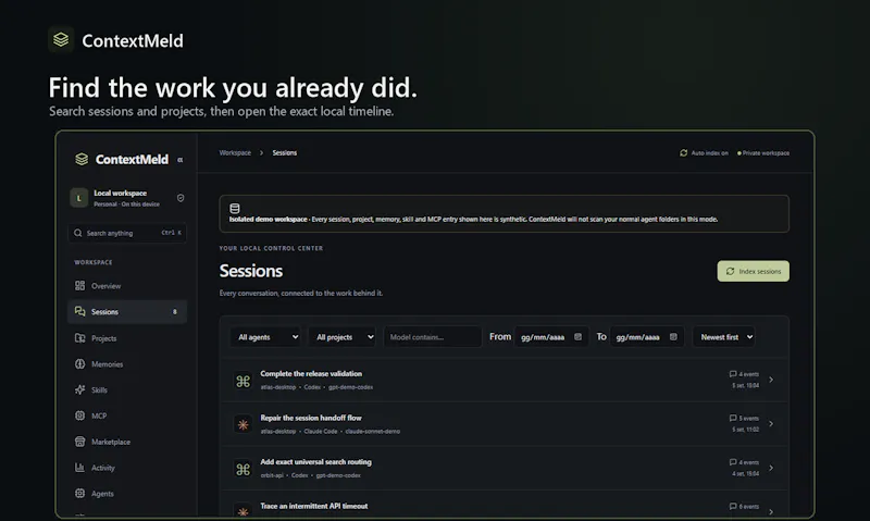 ContextMeld screenshot 2