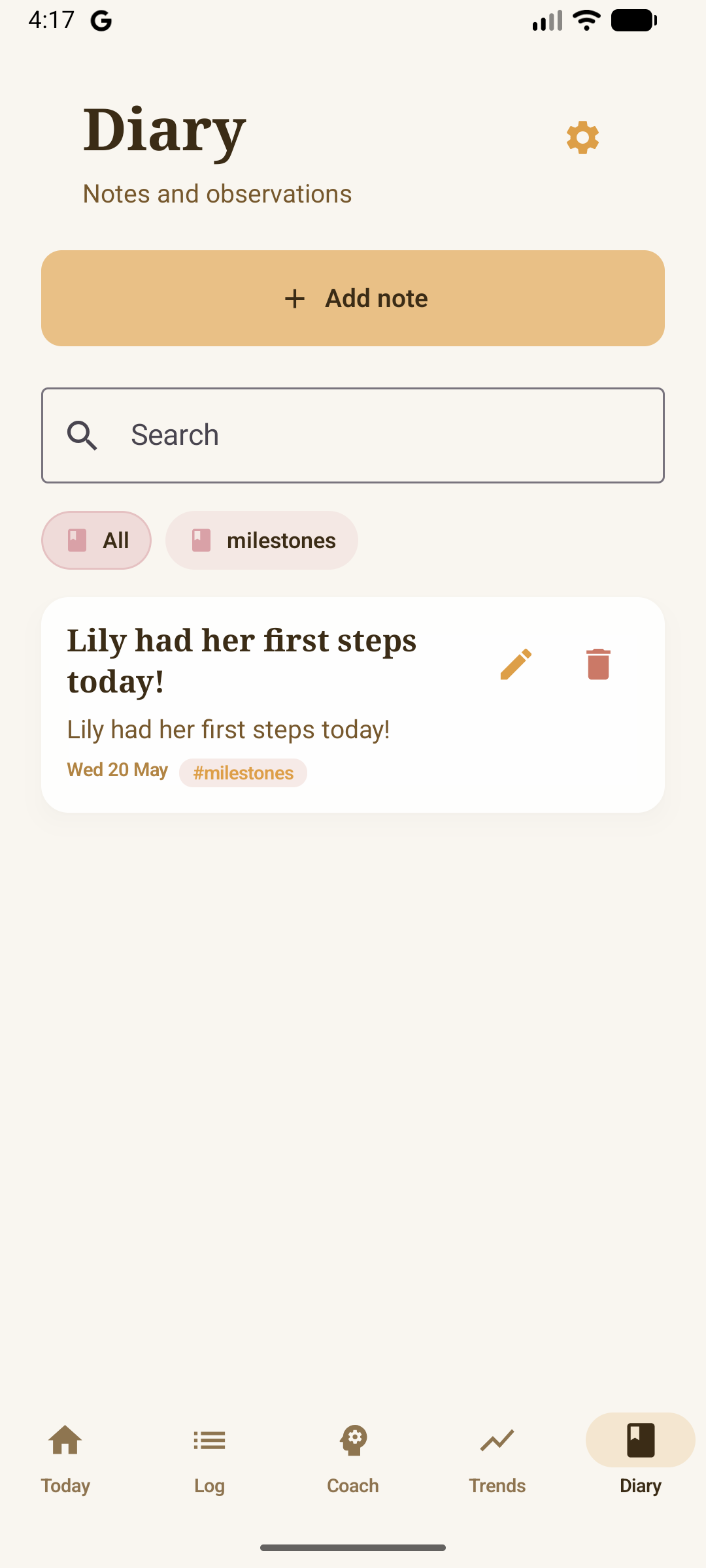 Nestling - Intelligent Baby Tracker gallery image