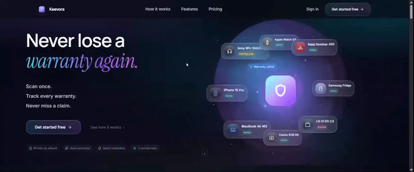 Keevora screenshot 1 (video preview)