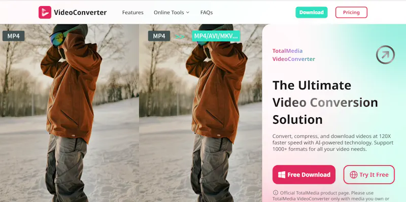TotalMedia VideoConverter screenshot 2