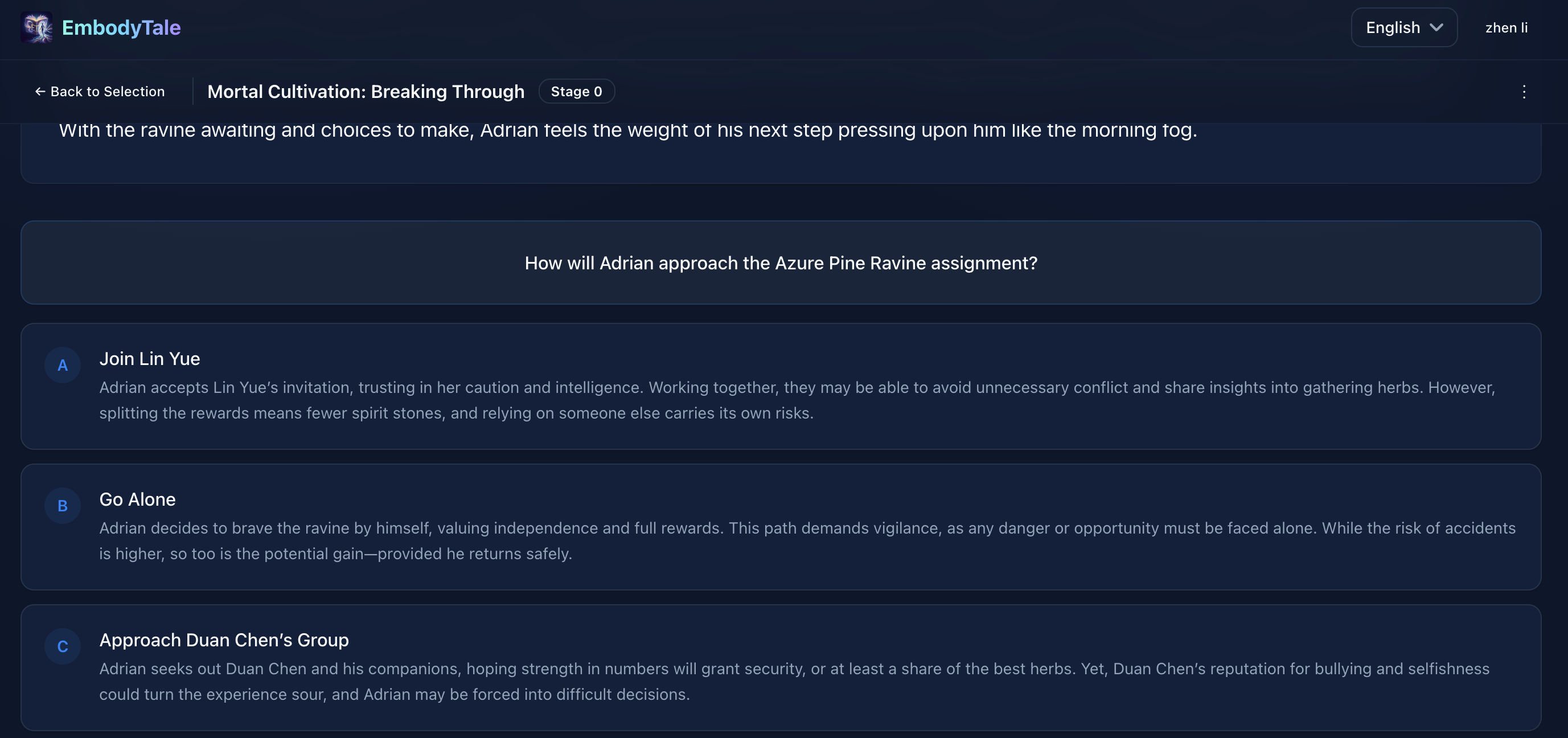 EmbodyTale gallery image