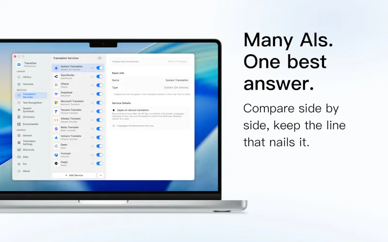 TransOne screenshot 2